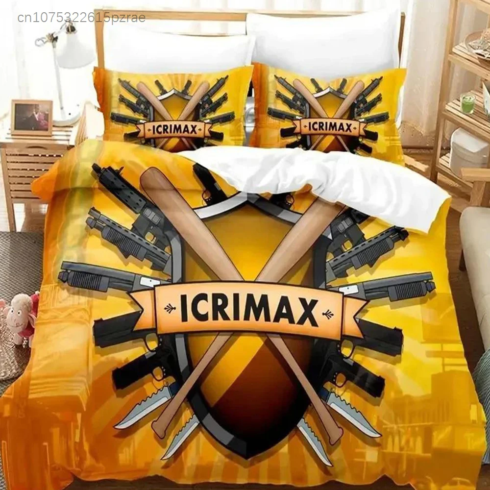 Новый комплект постельного белья iCrimax с 3D-печатью, подходит для спальни, комплект пододеяльников с наволочками, детский домашний текстиль