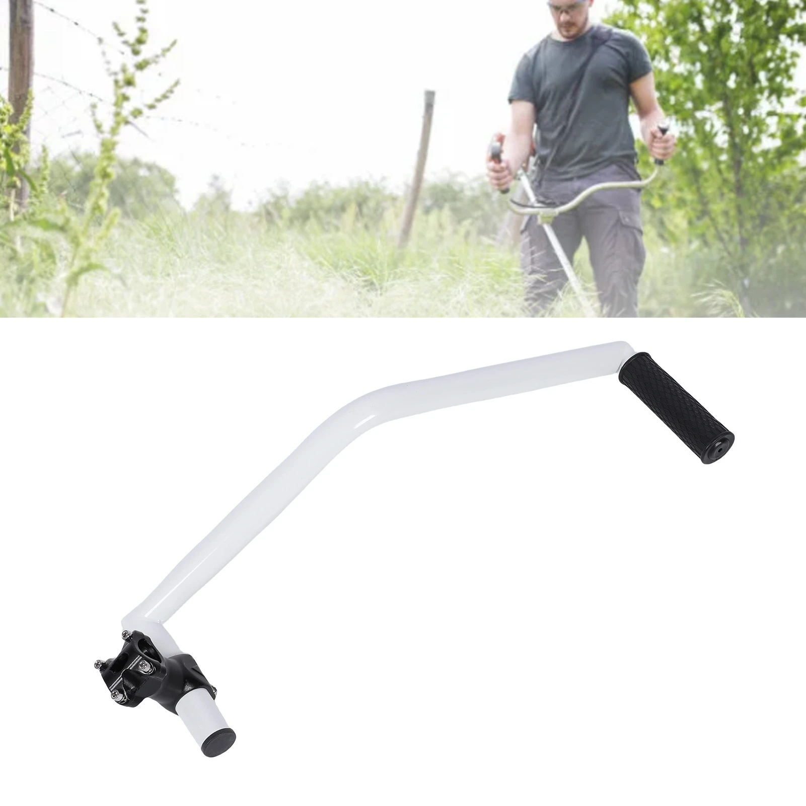 String Trimmer Handle Aluminium Alloy  String Trimmer Handle Extension Ergonomic Light Weight Comfortable Grip for Yard