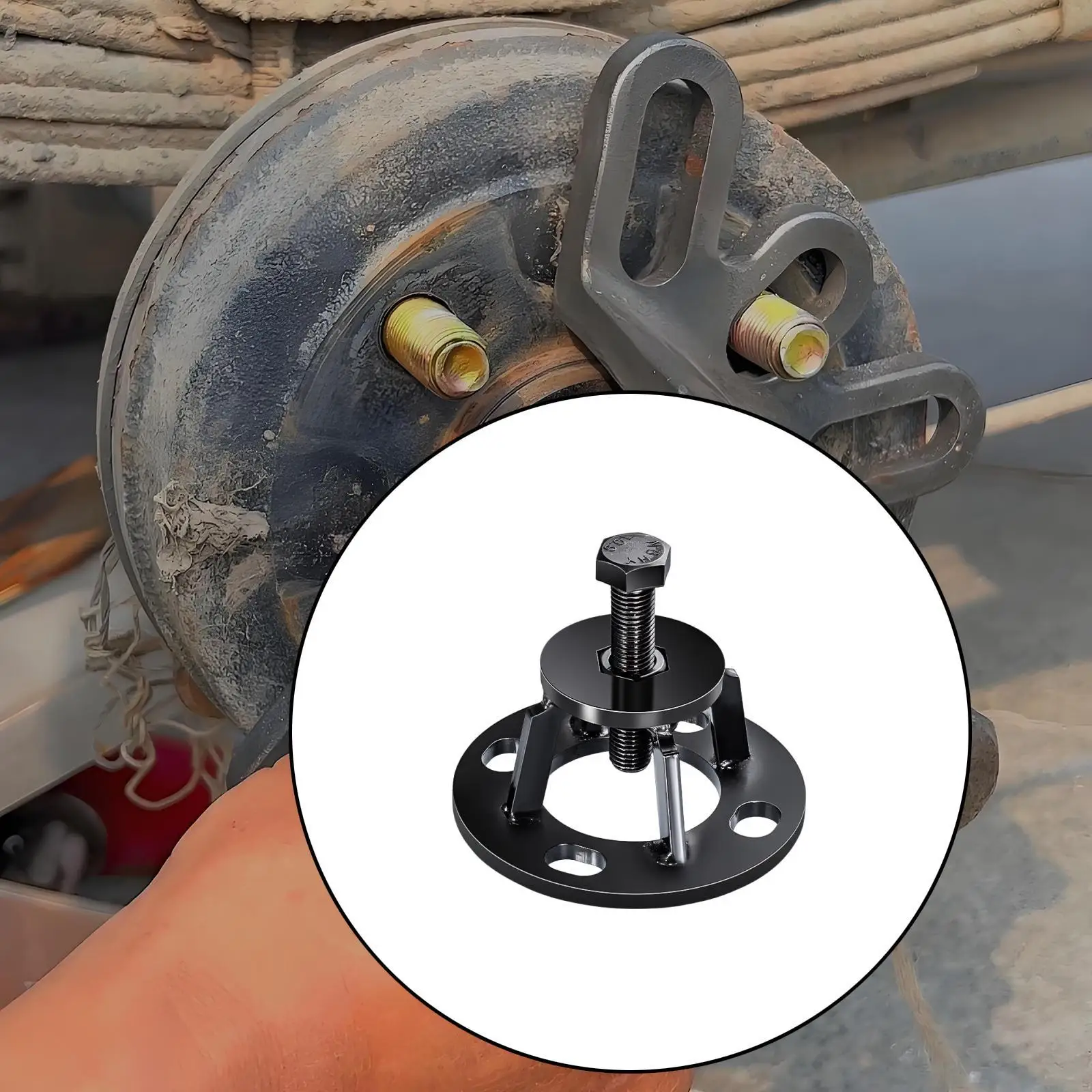 Tricycle Wheel Hub Puller Drum Remover Kit for Electric Bicycle Brake Maintenance and Gear Repair