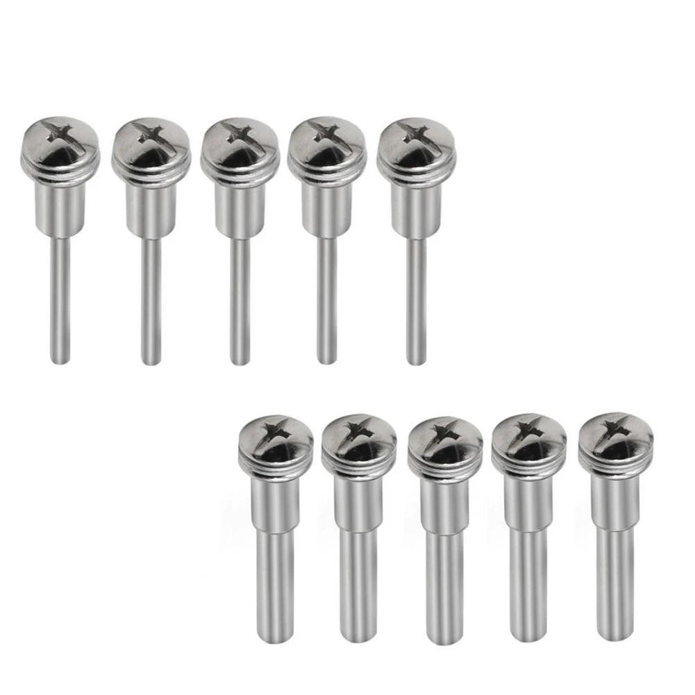 5 peças 3.17/6mm lâmina de corte biela parafuso de aço haste de mandril para corte polimento roda ferramentas elétricas acessórios