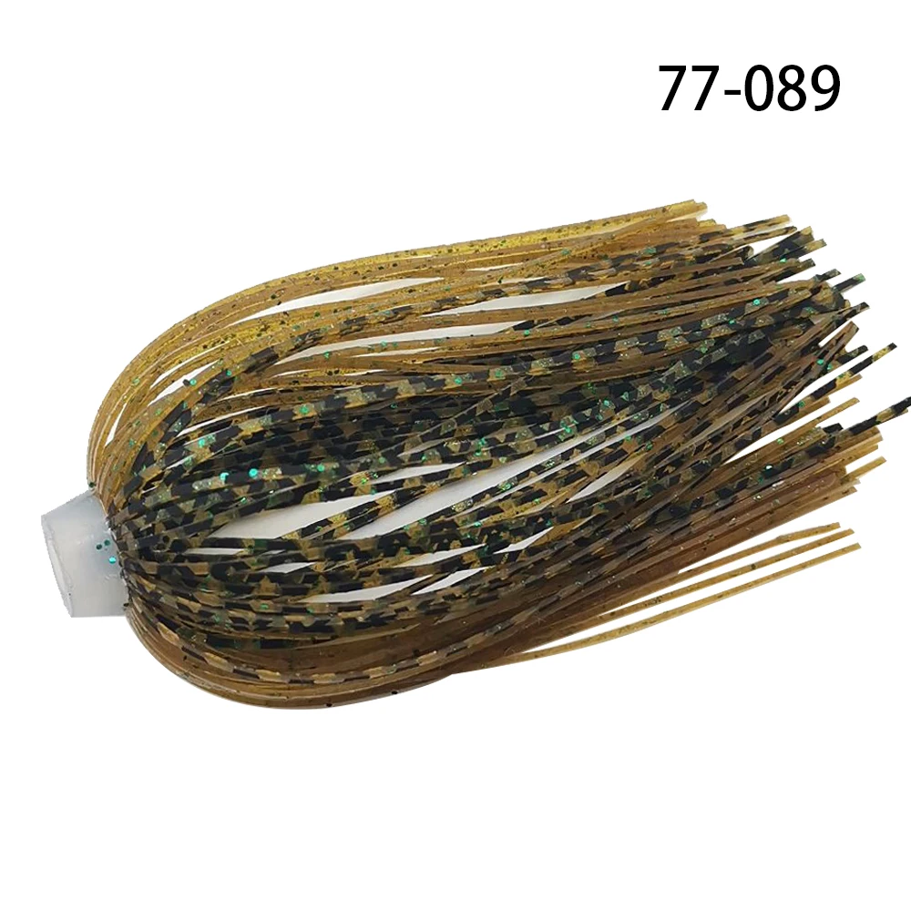 5 Stück/Lot 88 Stränge 64mm Silikonröcke Elastische Löcher Schirmröcke Angelzubehör Buzzbaits Spinner Buzz Bait – Detail 16
