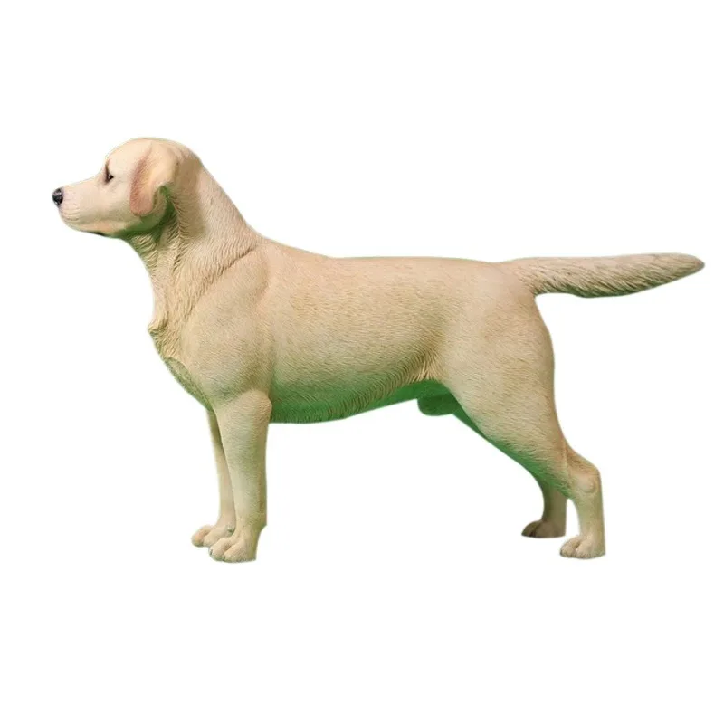 Labrador Dog Simulation Animal Dog Model Home Car Dog Car Ornament Resin Craft Figure