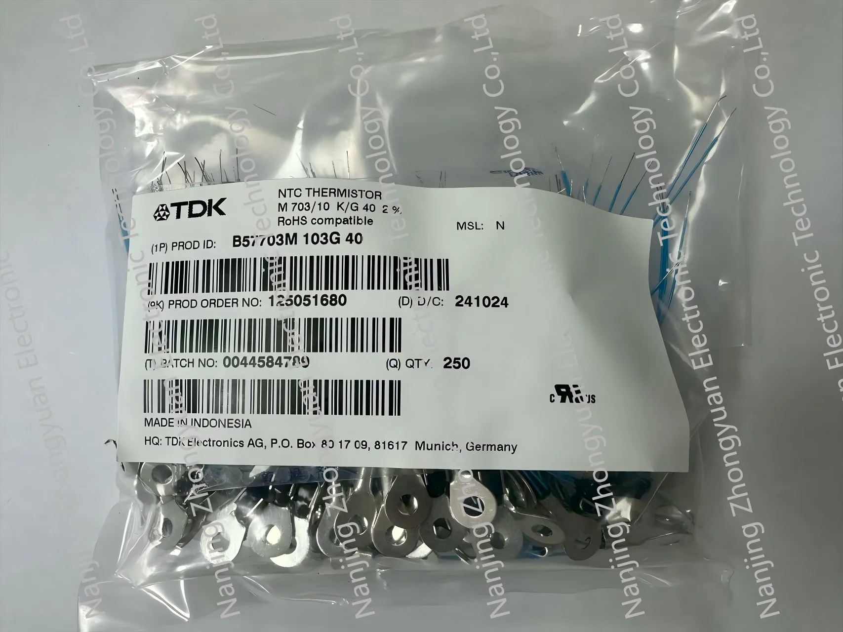 B57703M103G40（50pcs） 10k 3988 2% EPCOS TDK  NTC thermistors for  temperature measurement