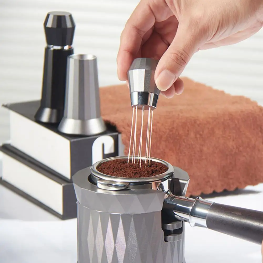 

Coffee Grounds-Needle Detachable Coffee Distributor Base Design Stainless Steel Anti-Corrosion Espresso Stirring Needle.