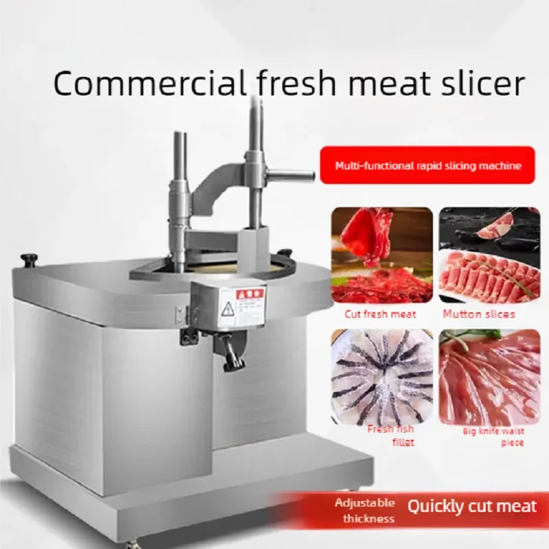 

Multi-Function Fresh Meat Slicer Commercial Sausage Bread Ham Cutting Machine Electric Meat Cutter Machine