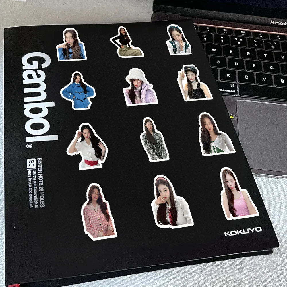 KPOP WonYoung Sticker 60pcs/99pcs Notebook Stationery DIY Graffiti Sticker INS Cute Korean Style Self-adhesive Decal Fans Gift