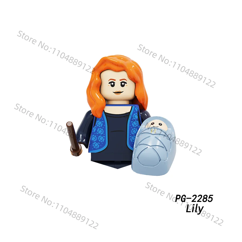 Hot Toys Harry Potter MINI Block Spielzeug Lovegood Ron Malfoy Luna Baustein Geschenk Actionfigur Puppe