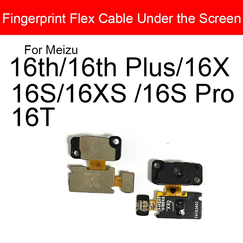 

Under Screen Home Sensor Flex Cable For Meizu 16th 16S 16th Plus 16X Home Return Flex Ribbon Cable Repair Replacement Parts