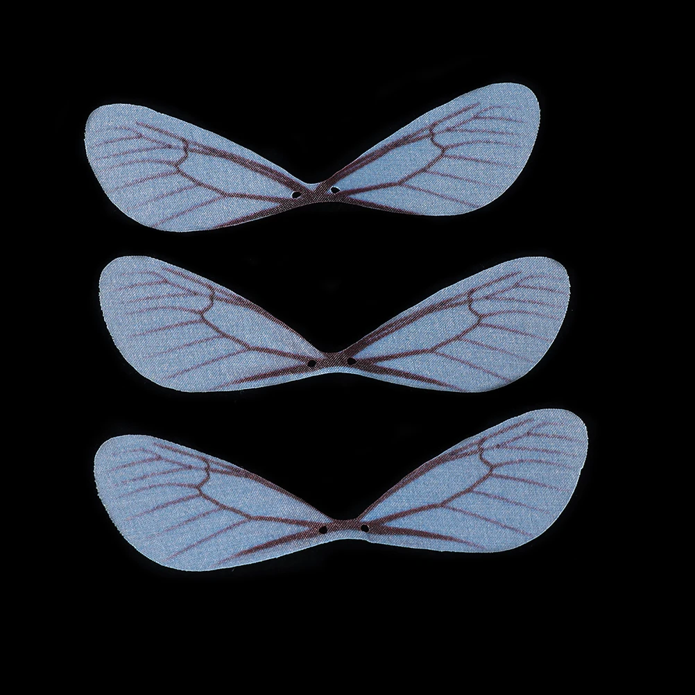 

50pcs Simulated Dragonfly Wings Decor Sky-Blue Diy Craft For Earrings Brooch Jewelry Making Supplies Artificial Wing Decors