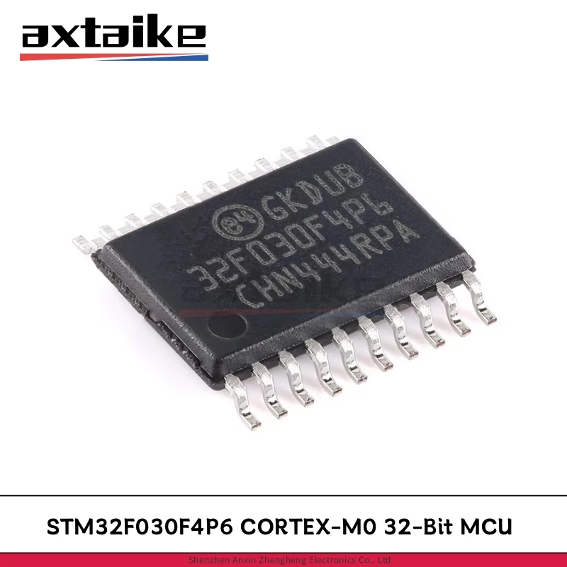 

10PCS STM32F030F4P6 TSSOP-20 32F030F4P6 SMD CORTEX-M0 32-BIT MCU Microcontroller Chip IC ST/STM32F030F4P6TR