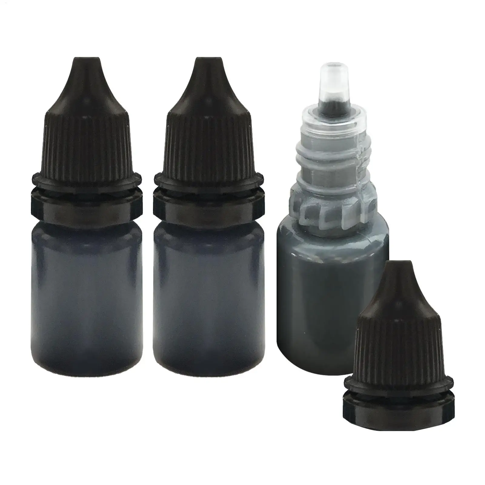 3pcs 10ML Black Ink Refills Parcel Privacy Information Eliminators Anti-theft ID Security Stamp Messy Code Confidential Seal Ink