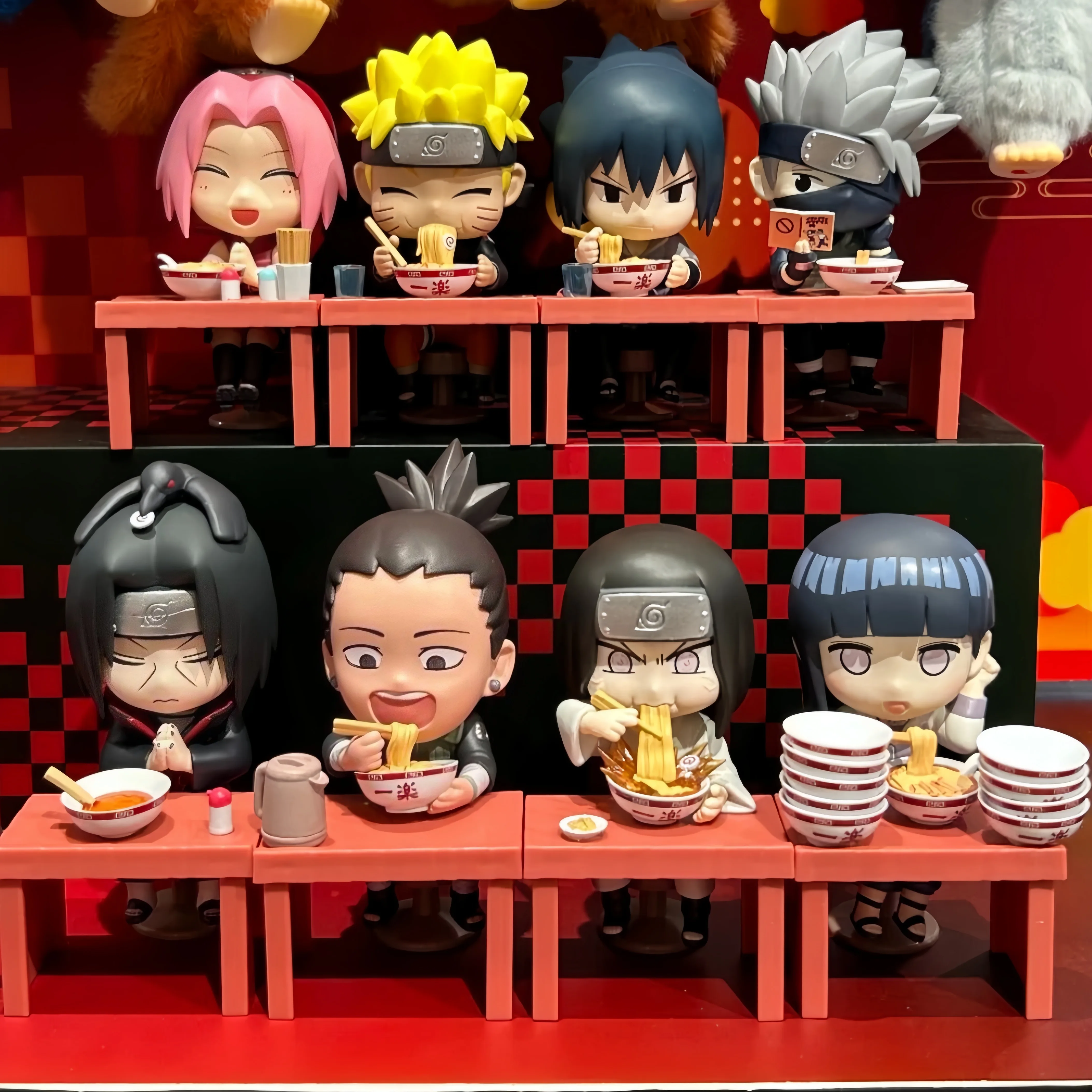 Bandainamco Naruto Shippuden Lamian Noodles Series Blind Box 10cm Cute Action Figure Model Toy Gift Collection Blind Box Toy