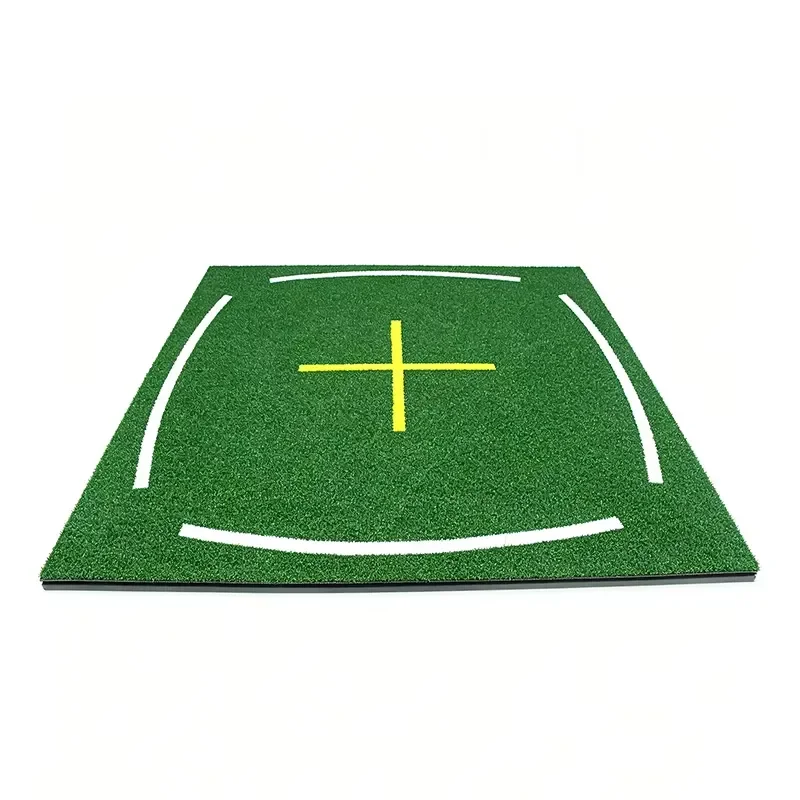 Shock Absorption Golf Practice Mat 3D Spring Layer Joint Protection EVA Turf 15mm Thickness Hitting Mat Indoor Outdoor Home
