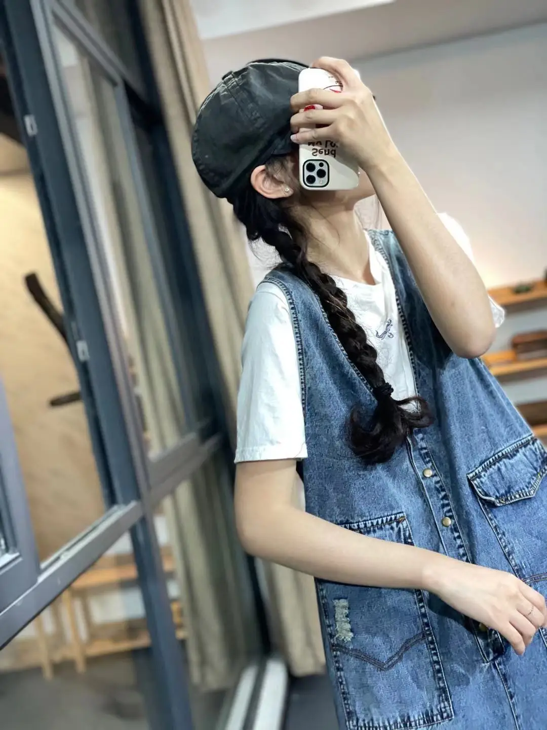 

Летний свободный корейский жилет, рабочая одежда, джинсовые комбинезоны, женские длинные брюки светлого цвета с высокой талией, модные молодежные