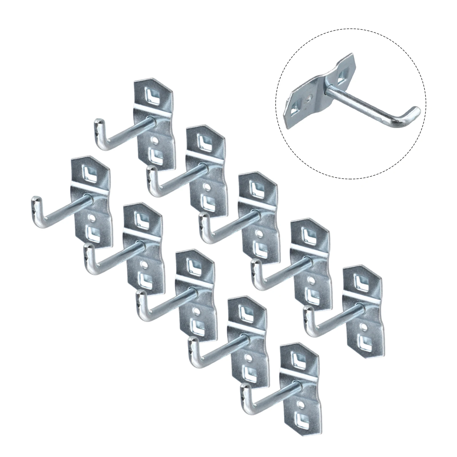 50mm Hooks Pegboard Hooks Storage Solution Tool Organization Tool Storage Solution Efficient Storage Pegboard Compatible