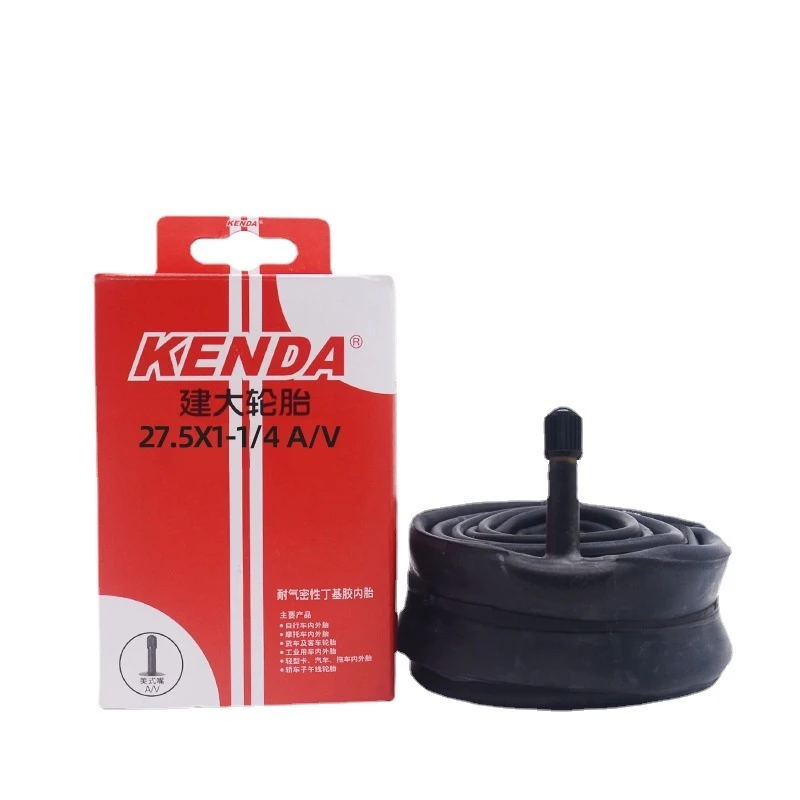 KENDA Bicycle Inner Tube 27.5*1.5/1.75 27.5X1.9/2.125 Schrader Presta Butyl Rubber MTB Road Bike Tube Inner Tyre Bicycle Parts