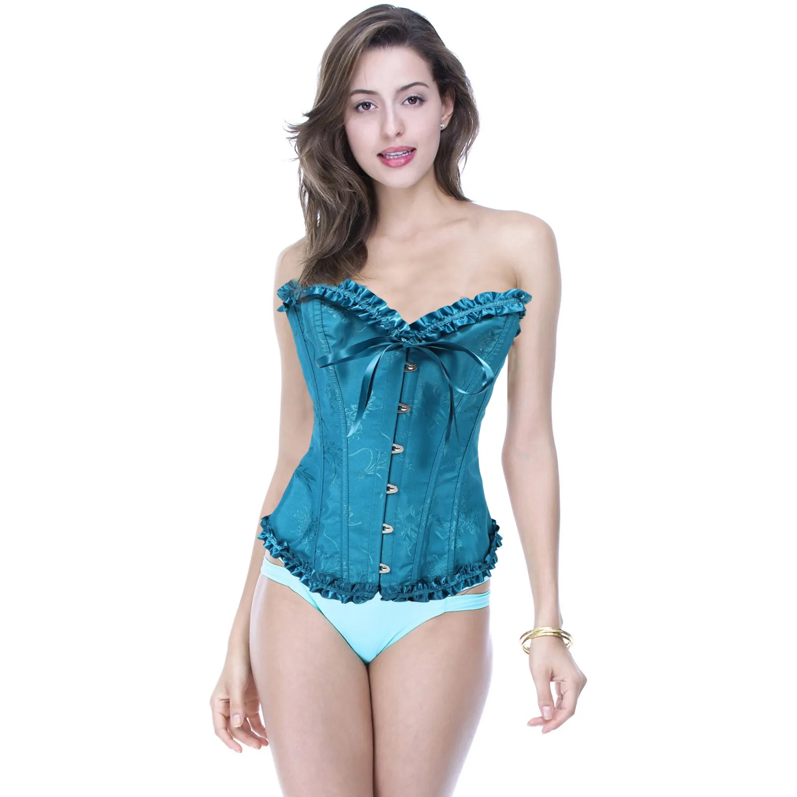 

Lace Shapewear Camisole Tummy For Women Firm Control Waist Slimming Corset High Waist Body Suits Thong Tummy Thigh Control Bust