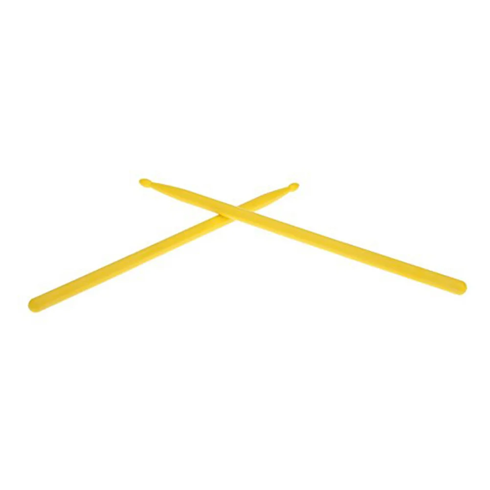 

Nylon Drumsticks Lightweight Simple Design Universal Compatibility Professional Drum Accessory Pair Yellow