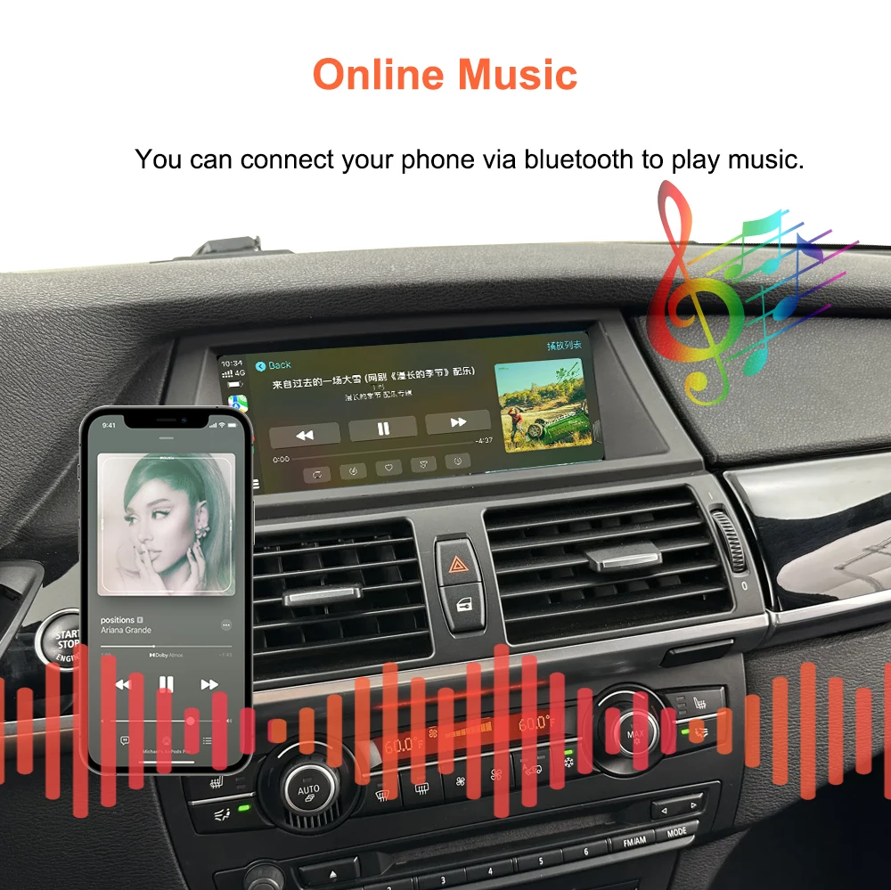 Bonroad Wireless CarPlay & Android Auto Mirror Link Funktionen Decoder für BMW CIC System 1 2 3 4 5 6 7 Serie X3 X4 X5 X6 MINI – Detail 11