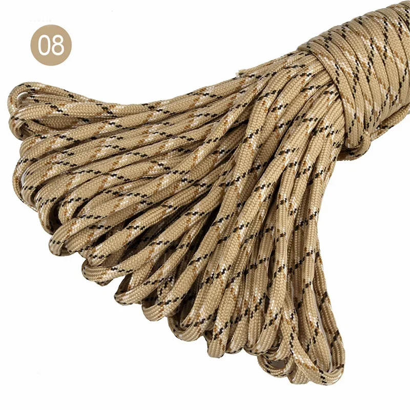 5/10/20M 5mm Outdoor-Zeltseil 7-Kern-Strangseil Camping-Paracord für Taschen, Nähen, Klettern, DIY Handarbeitsmaterial