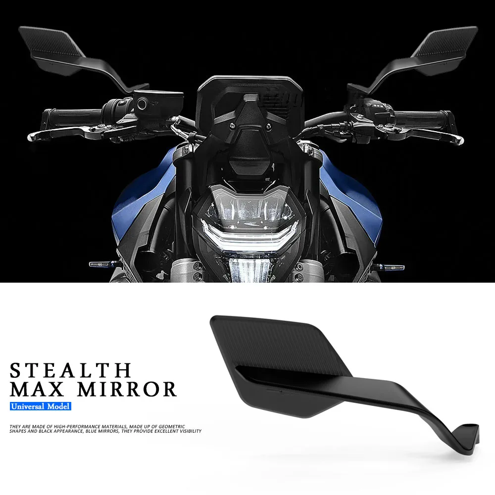 

Motorcycle Universal Model Stealth Max Rearview Mirror Adjustable Winglet Mirror Accessories For BMW CE 04 CE04 F900R F900XR