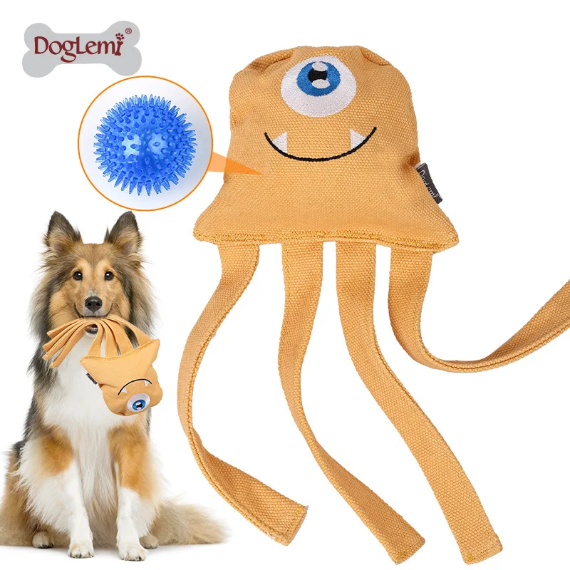 Dog toy, durable jellyfish toy for dogs, pet educational toy to prevent home destruction, pet supplies