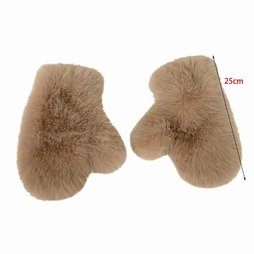 قفازات شتوية دافئة ناعمة جديدة قفازات تزلج من الصوف الدافئ قفازات قيادة كاملة الأصابع للخريف والشتاء #6