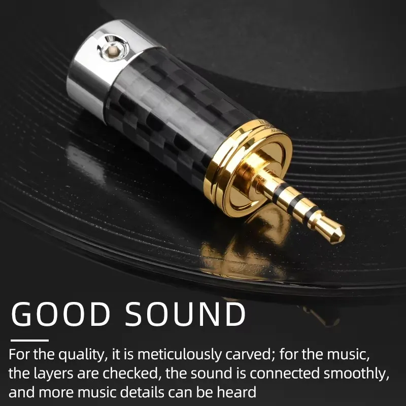 

4pcs Hifi Headphone Adapter 2.5mm Jack Male Plug Gold Plated Audio Jack Connector Earphones Accessories