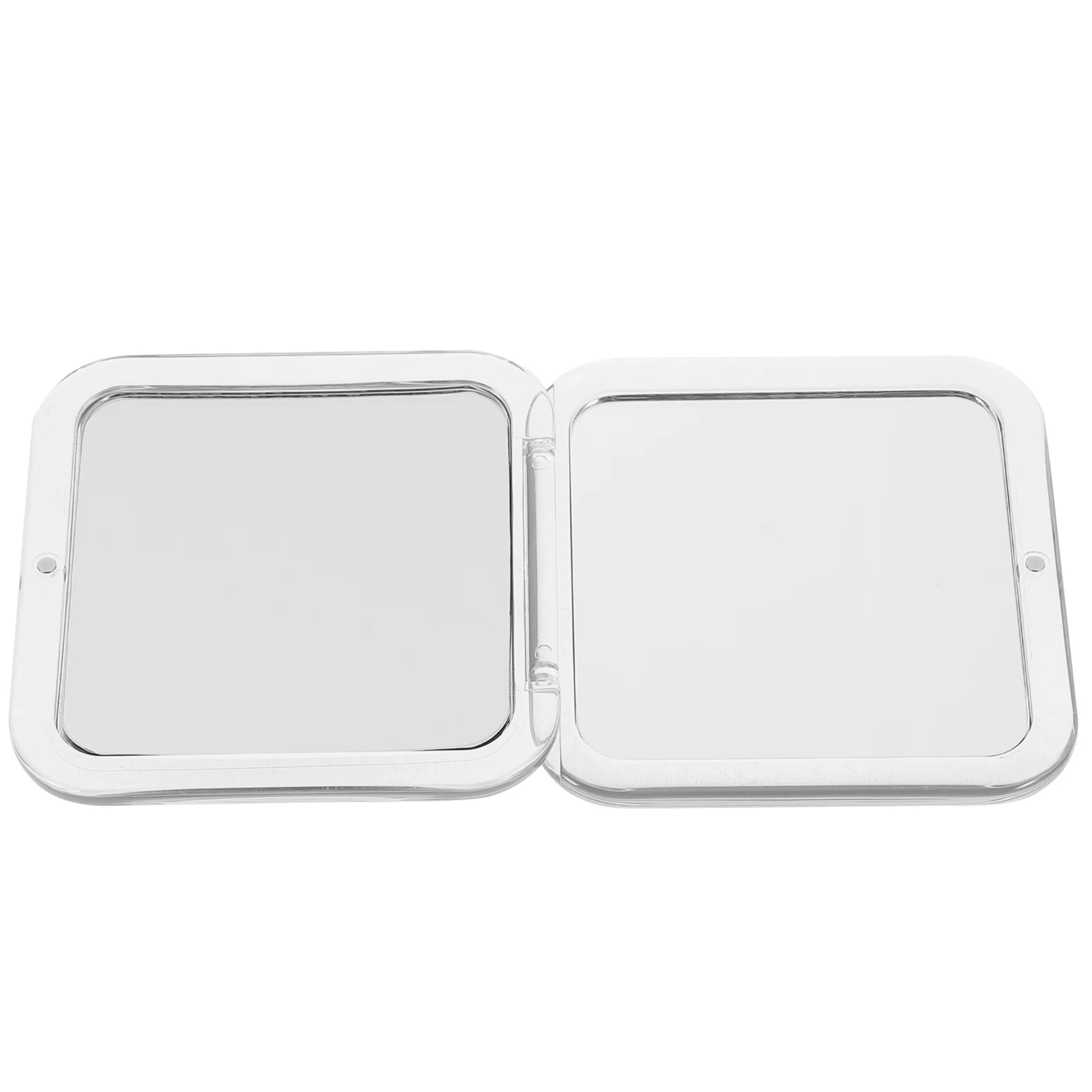 

Double-Sided 7X Magnification Compact Mirror Foldable Square Pocket Mirror for Women Makeup Purse Convenient Tool