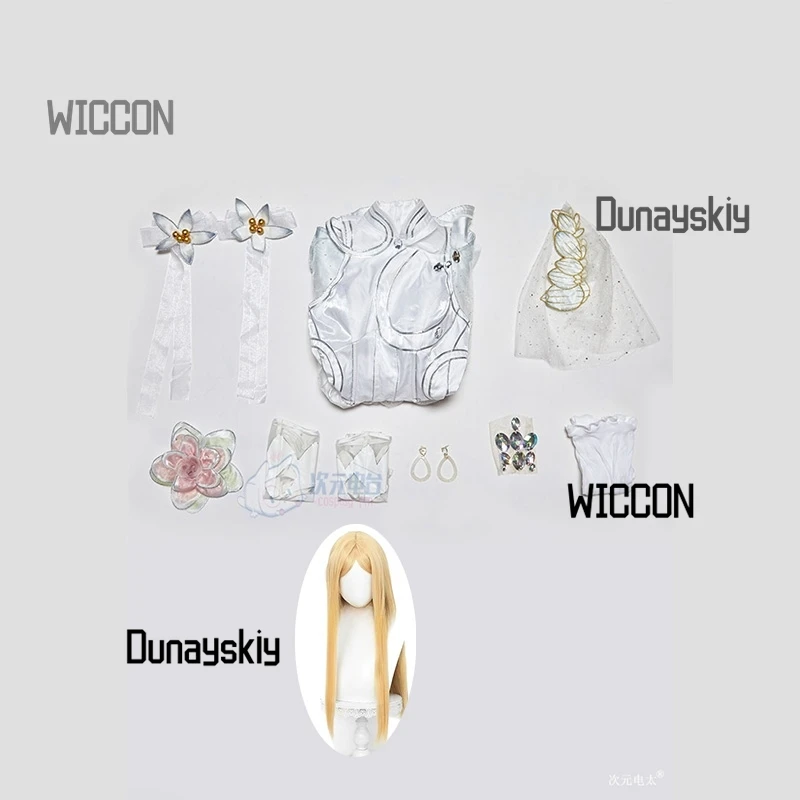 غير مرئية كوس امرأة أنيمي لعبة تأثيري ازياء شعر مستعار اكسسوارات الزفاف لوليتا فستان حفلة المرحلة Kawaii الجمال هالوين تأثيري