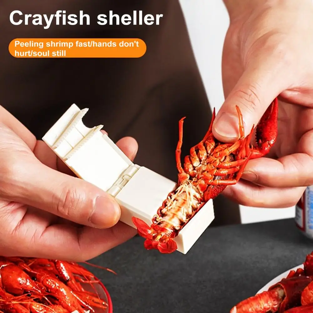 

Practical Crawfish Tool 6-piece Crawfish Peeler Set Universal Grooves Toothed Blade Nail Protection for Home for Crayfish