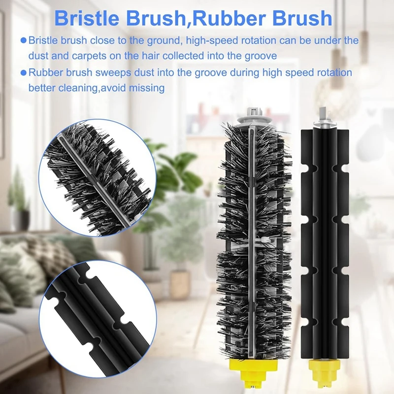 Vervangende onderdelen voor Irobot Roomba 600-serie 694 690 600- en 500-serie 595 585 564 Robotstofzuiger Borstelfilters