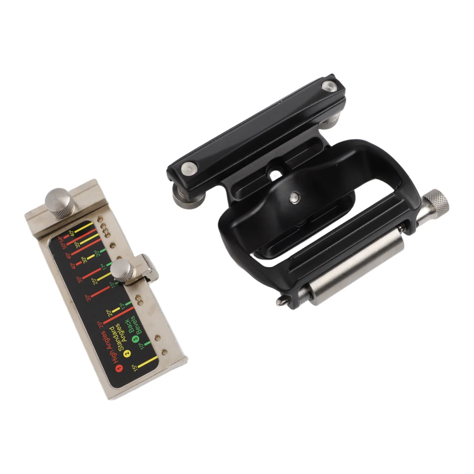 For Woodworking Chisels Planes with Secure Locking Mechanism and Enhanced StabilityAdjustable Aluminum Alloy Honing Guide Tool