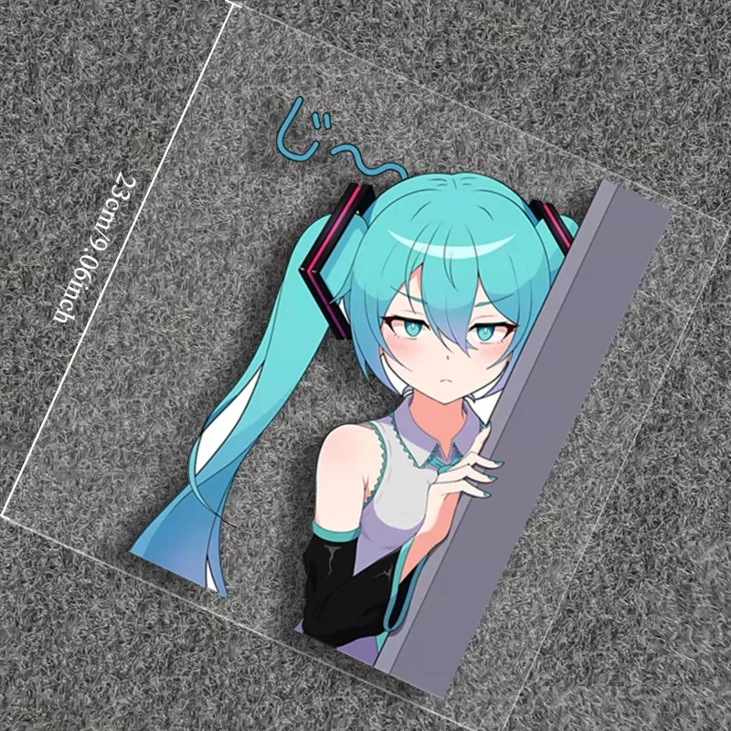 Anime Girl Car Sticker, Waterproof Creative Decal for Car Motorcycle Electric Bike Window Bumper