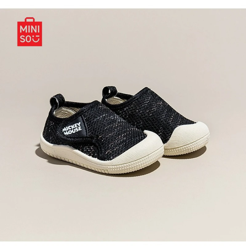 

Miniso 2025 Disney Baby Shoes 1-6 Years, Soft Sole Breathable First Walkers for Boys & Girls Unisex Design