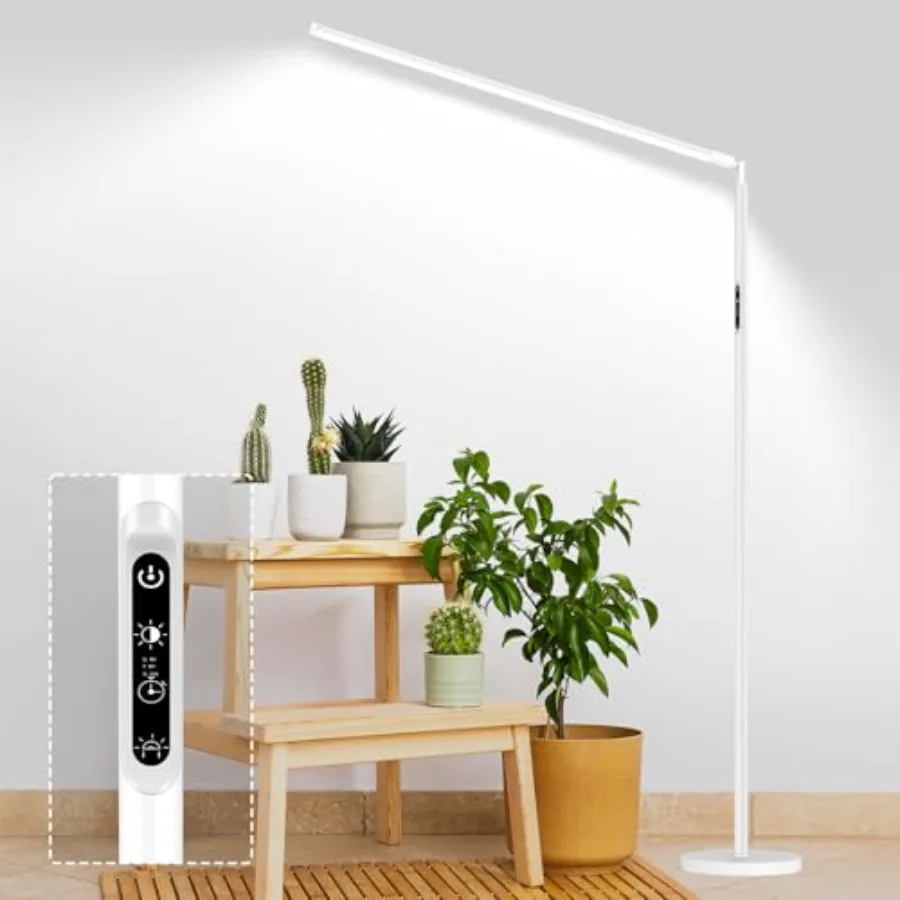 

Grow Lights Stand for Indoor Plants Full Spectrum Plant Floor Lamp for Indoor Growing 22W LED Plant Light with 4/8/12H Timer 47