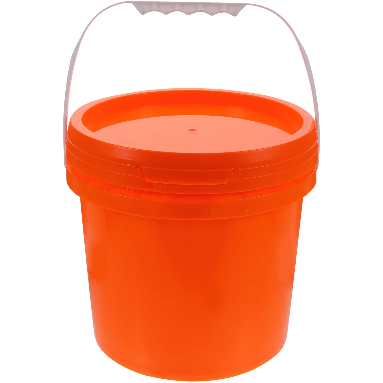 

Plastic Paint Storage Bucket Thick Food Grade Material Ergonomic Handle Airtight Lid Paint Holder Pigment Container Outdoor Use