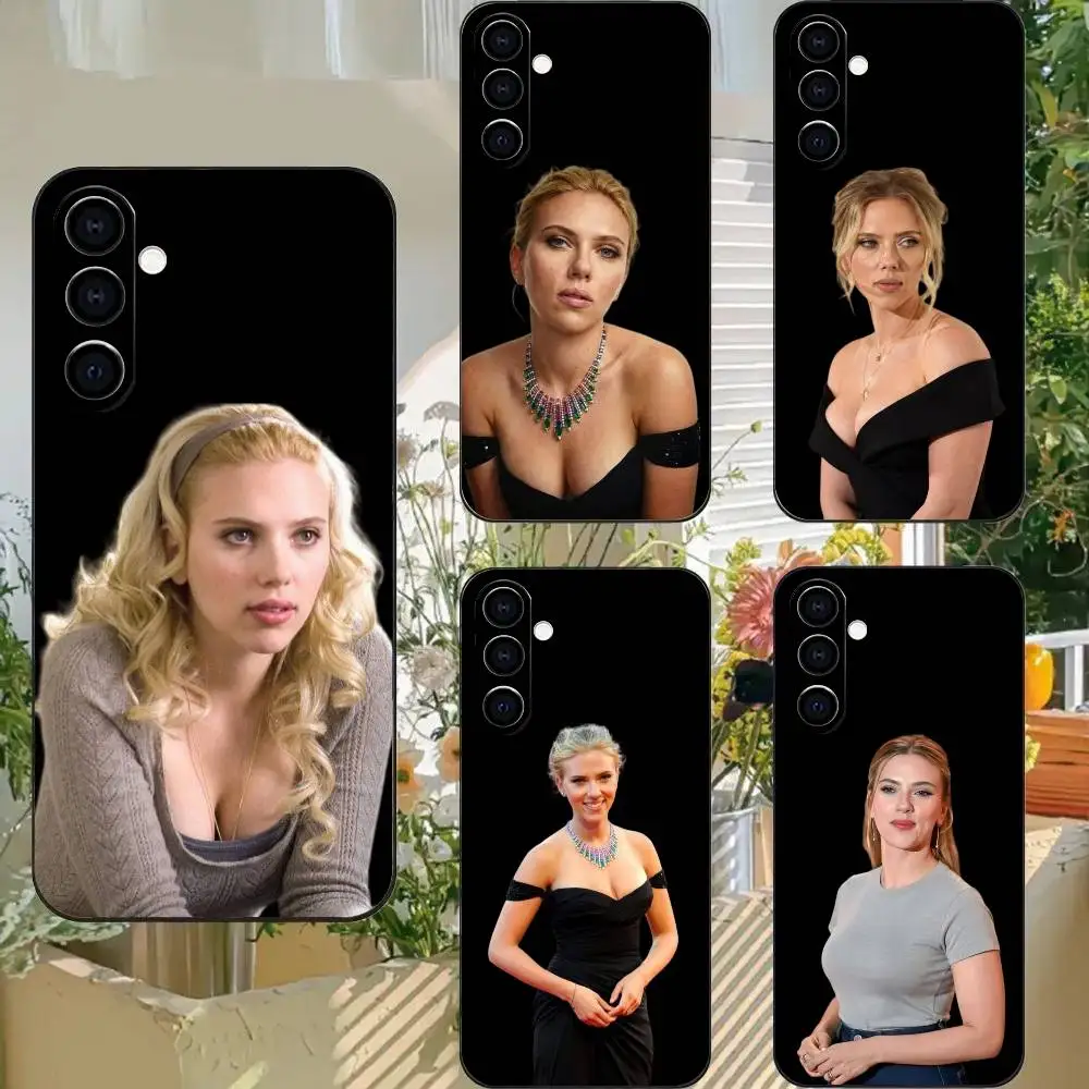 

Scarlett Johansson Protection Cover TPU Printed Phone Case for Samsung Galaxy A73/A72/A71/A53/A52/A51/A22/A91/A80