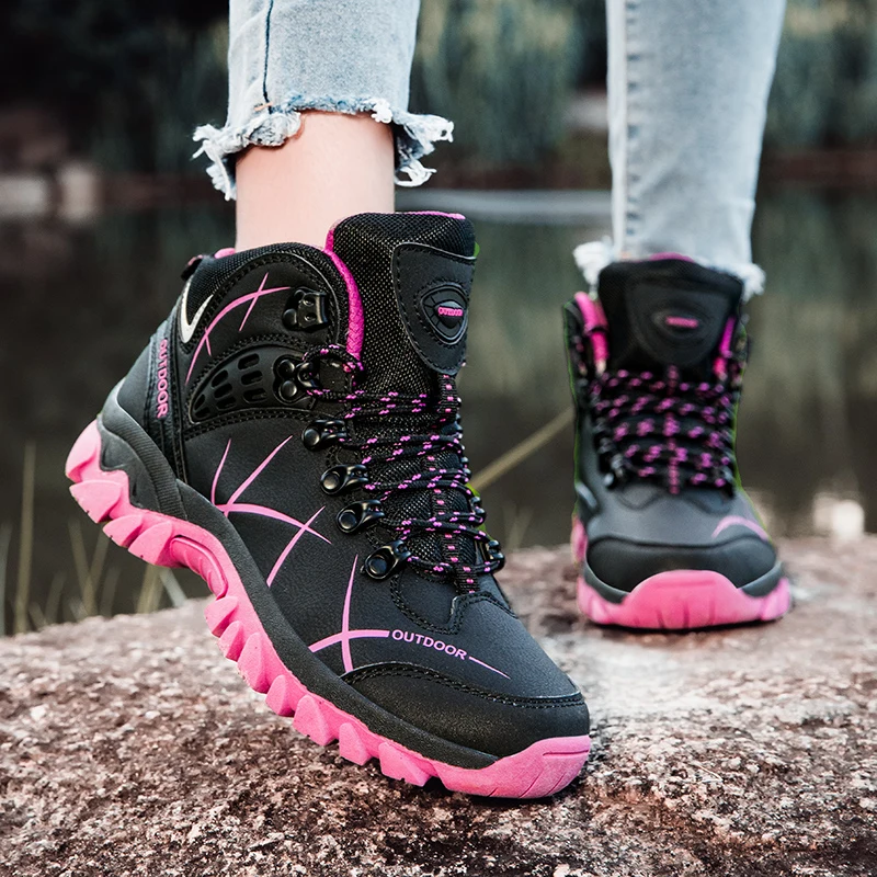 Hiking Shoes Women 2023 New Outdoor Trekking Shoes Women Men Hiking Boots Mountain Climbing Shoes Woman Trekking Sport Sneakers