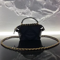 Fashion Shoulder Women's Bag Luxury 100% Genuinely Leather C  Mini Chain Handbag