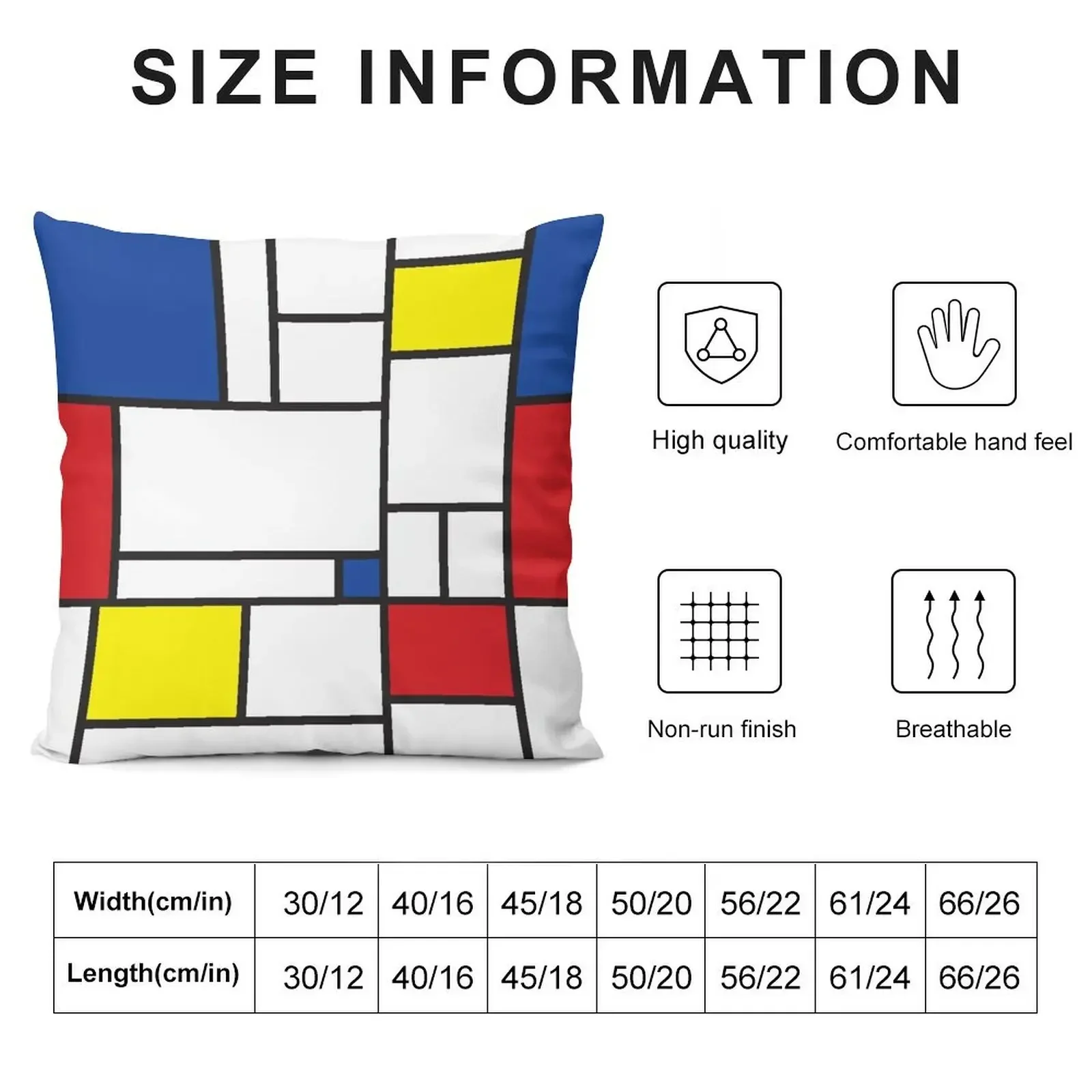 Mondrian Minimalist De Stijl Modern Art II ? fatfatin Throw Pillow covers for pillows christmas decorations for home 2025 pillow