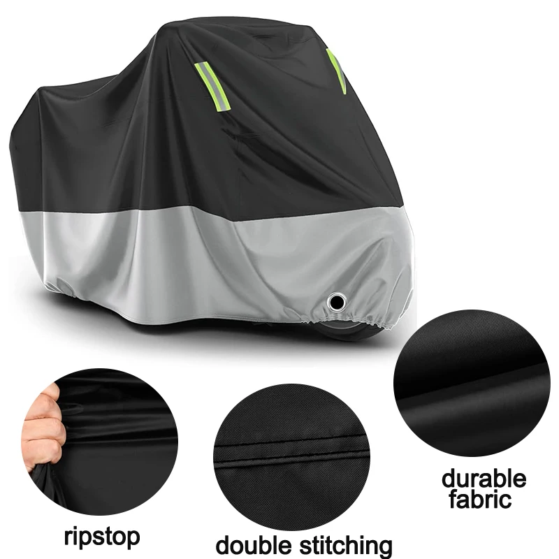 Factory Waterproof Oxford Motorbike Motor Cover All Weather UV Proof Rain Dust Protective Motorcycle Cover