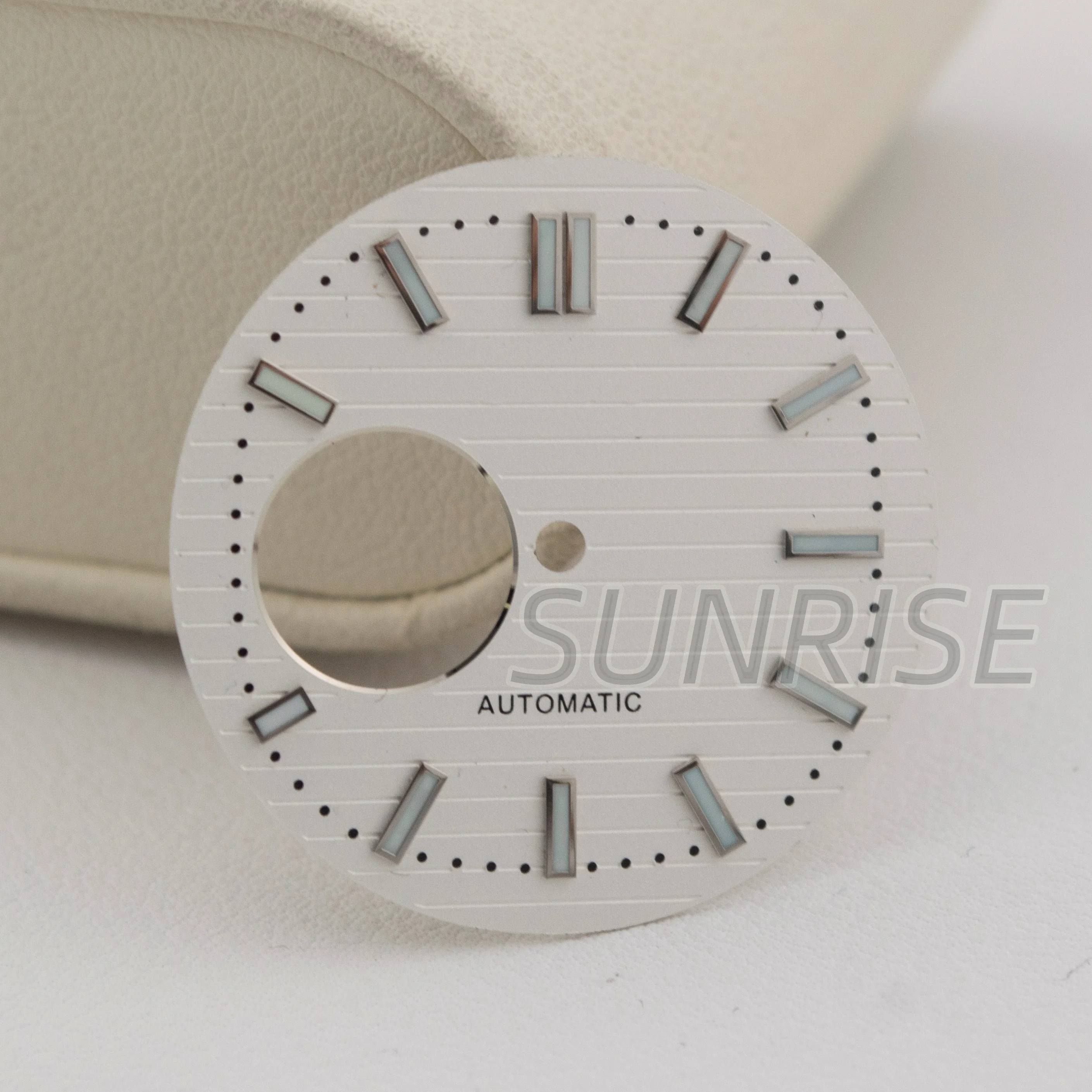 30.5 مللي متر NH35 الطلب الأيدي مفتوحة القلب الهاتفي نوتيلوس ساعة الطلب الوجه لحركة NH38 الرجال ساعة أجزاء ملحقات إصلاح استبدال #4