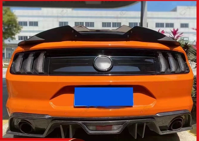 Suitable for Mustang tail wing modification, sports GT blade 15-22 fixed wind wing appearance modification