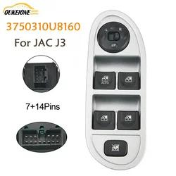 Car Accessories Front Let Driver Side Electric Power Window Control Switch Glass Regulator Button for JAC J3 3750310U8160