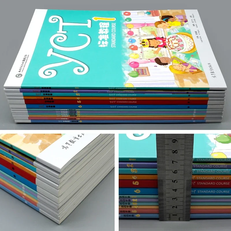 Yct Standard Course 1-6 Chinese Textbook +Activity Book for Entry Level Primary School and Middle School Students From Oversea