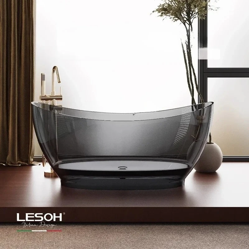 

Imported natural resin crystal bathtub Hotel ingot-shaped colored resin crystal bathtub53