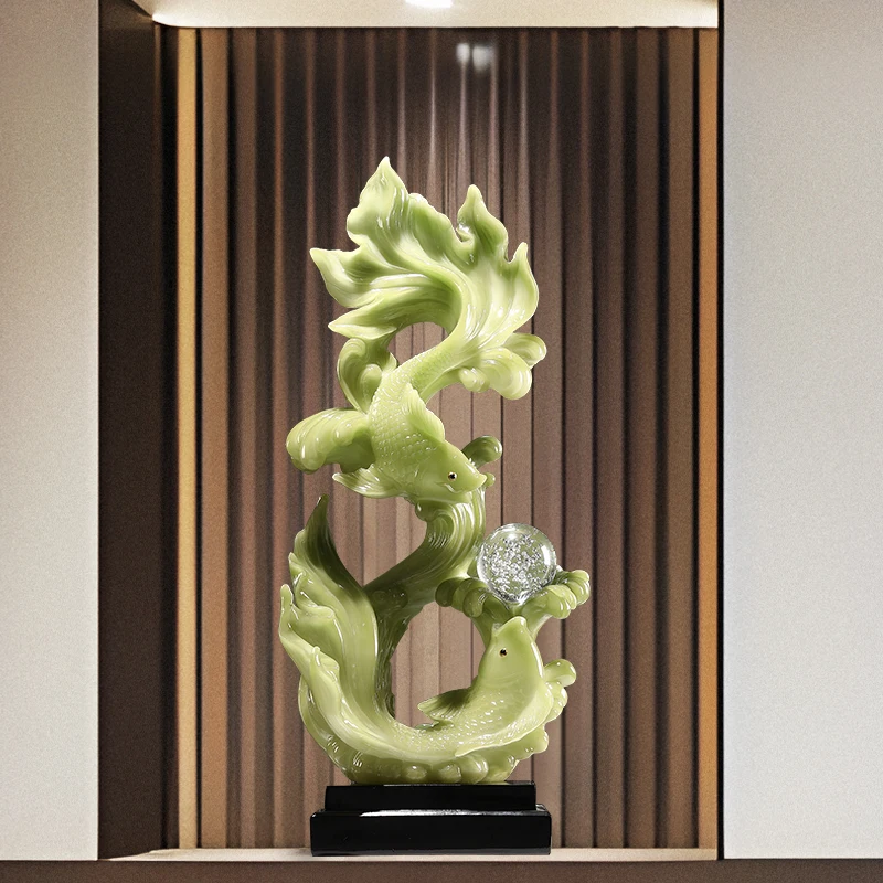 Dekorasi Rumah Patung Ikan Orn - Resin Art Gift For Birthday ulasan dan harga