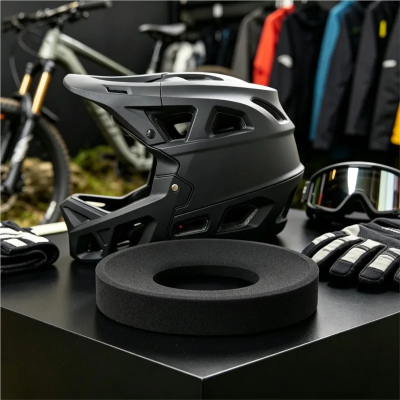 Helmet Sponge Ring Cushion, Soft Comfort Foam Pad, Pressure Relief, Protective Accessory for Downhill Full Face Helmet