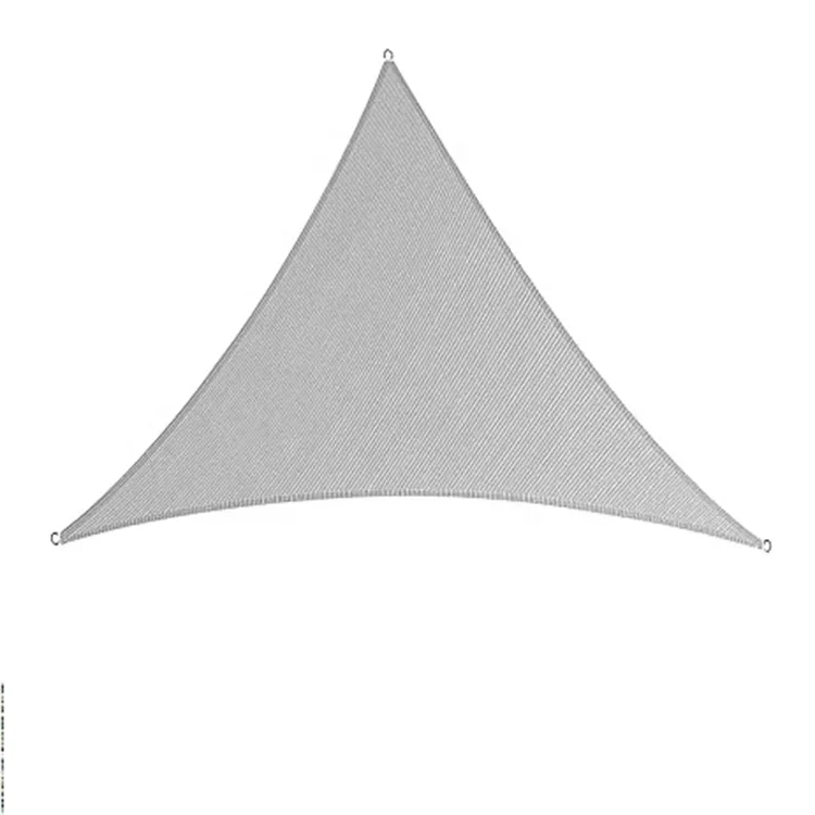 UV Blockage, Water & Air Permeable Durable Triangle Sun Shade Sail Canopy Awning Fabric Cloth